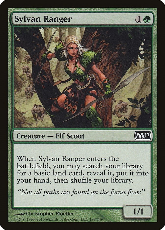 Image for Sylvan Ranger (198) [Magic 2011 (M11)] - Magic: The Gathering