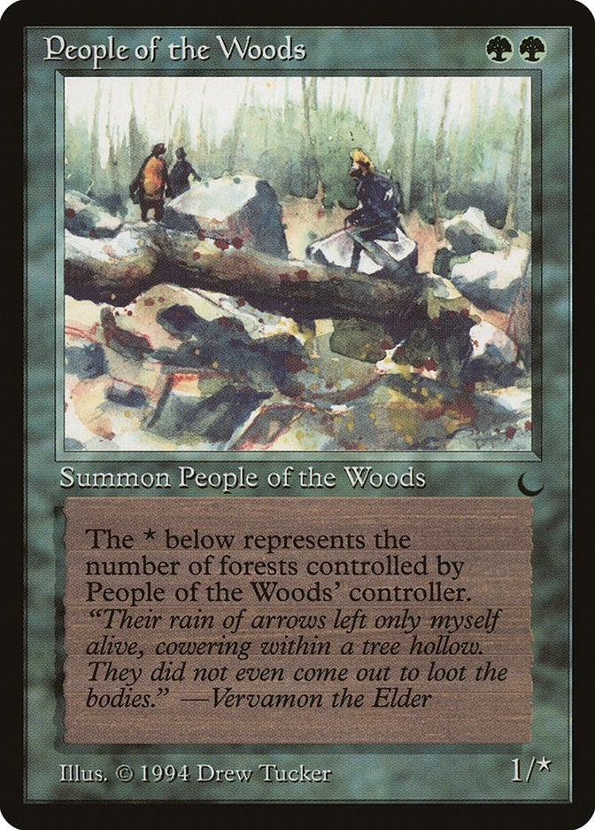 Image for People of the Woods [The Dark] - Magic: The Gathering