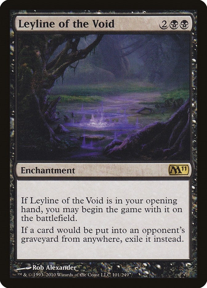 Image for Leyline of the Void (101) [Magic 2011 (M11)] - Magic: The Gathering