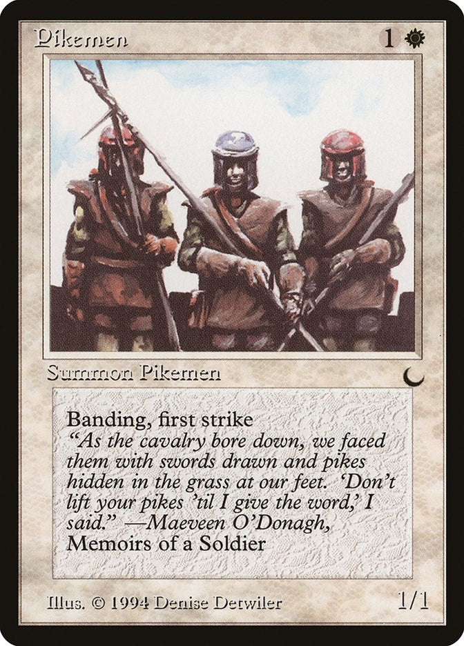 Image for Pikemen [The Dark] - Magic: The Gathering