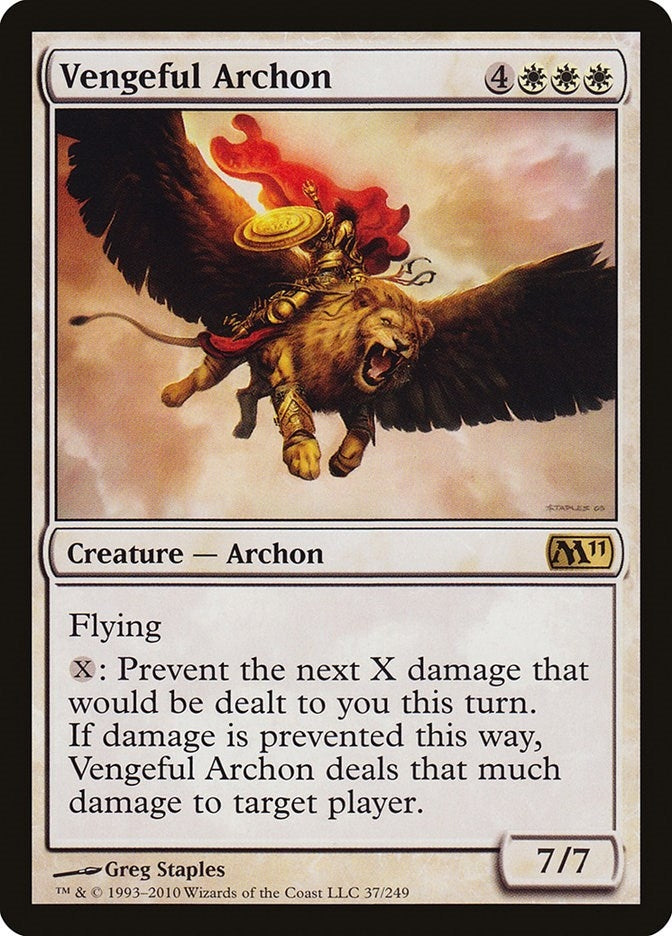 Vengeful Archon (37) [Magic 2011 (M11)]