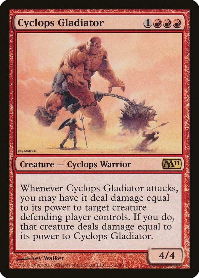 Image for Cyclops Gladiator (131) [Magic 2011 (M11)] - Magic: The Gathering