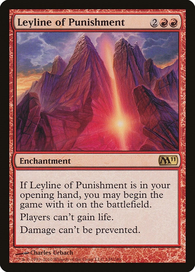 Leyline of Punishment (148) [Magic 2011 (M11)]