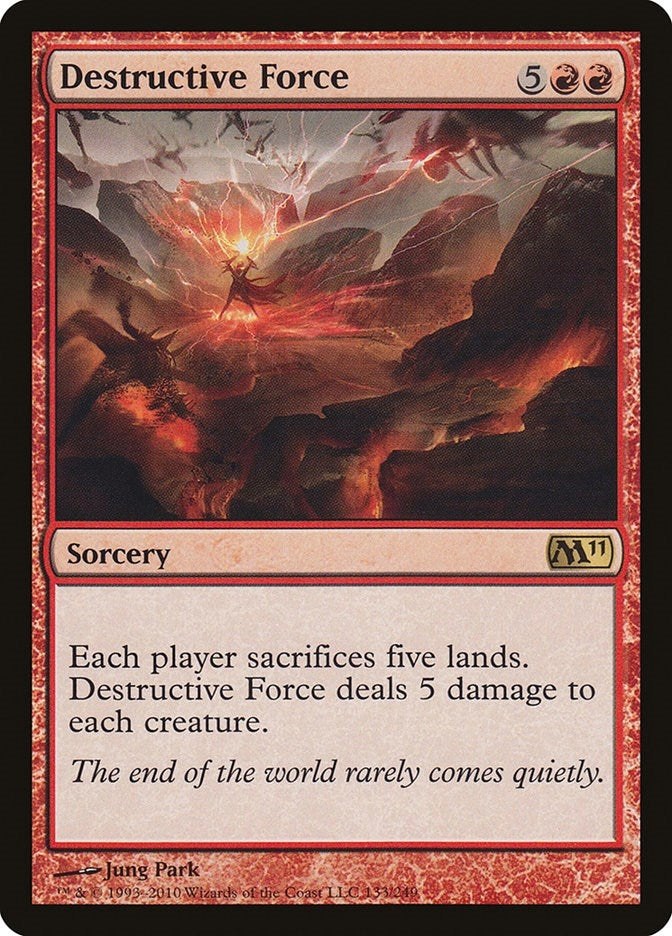 Image for Destructive Force (133) [Magic 2011 (M11)] - Magic: The Gathering
