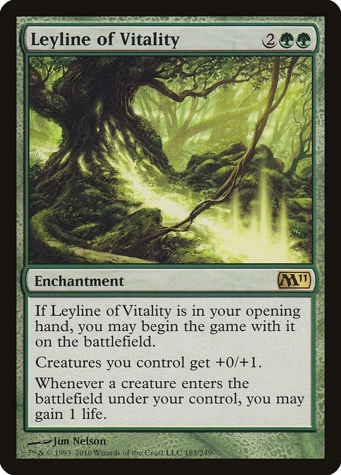 Image for Leyline of Vitality (183) [Magic 2011 (M11)] - Magic: The Gathering