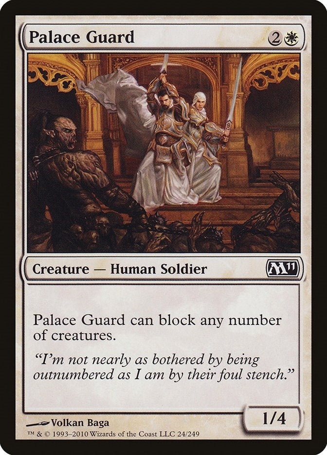 Image for Palace Guard (24) [Magic 2011 (M11)] - Magic: The Gathering