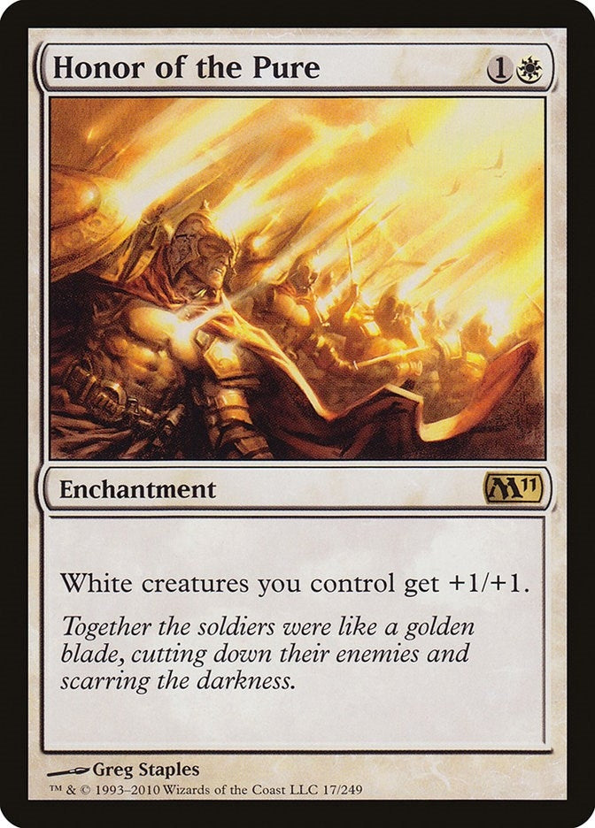 Image for Honor of the Pure (17) [Magic 2011 (M11)] - Magic: The Gathering