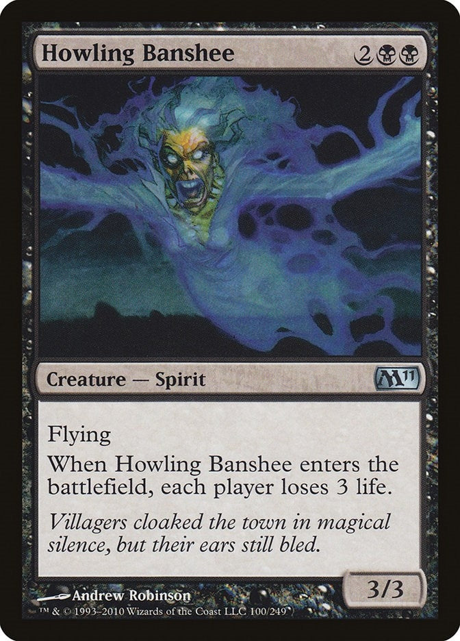 Image for Howling Banshee (100) [Magic 2011 (M11)] - Magic: The Gathering