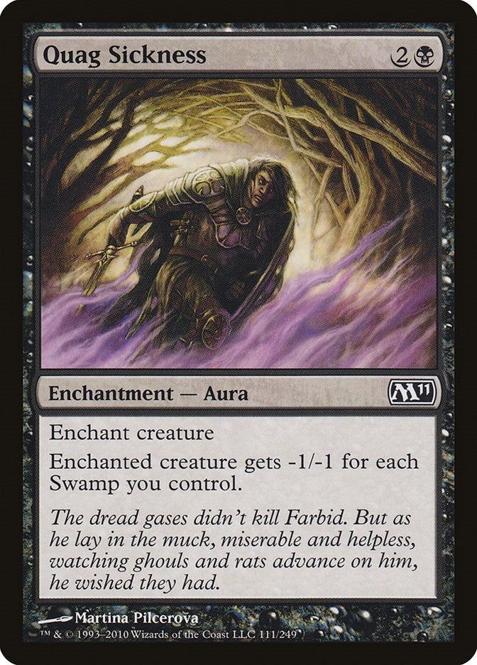 Image for Quag Sickness (111) [Magic 2011 (M11)] - Magic: The Gathering