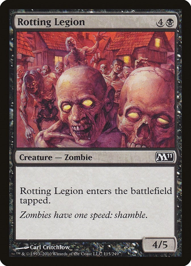 Image for Rotting Legion (115) [Magic 2011 (M11)] - Magic: The Gathering
