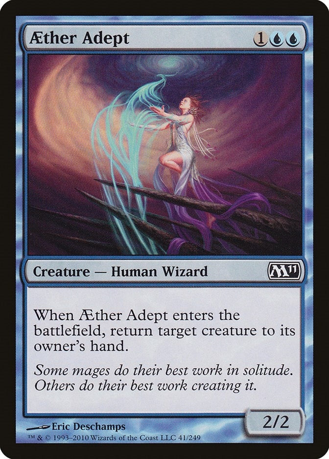 Image for Aether Adept (41) [Magic 2011 (M11)] - Magic: The Gathering