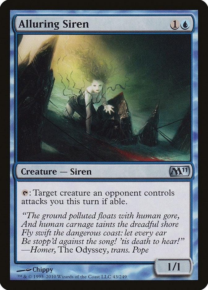 Image for Alluring Siren (43) [Magic 2011 (M11)] - Magic: The Gathering