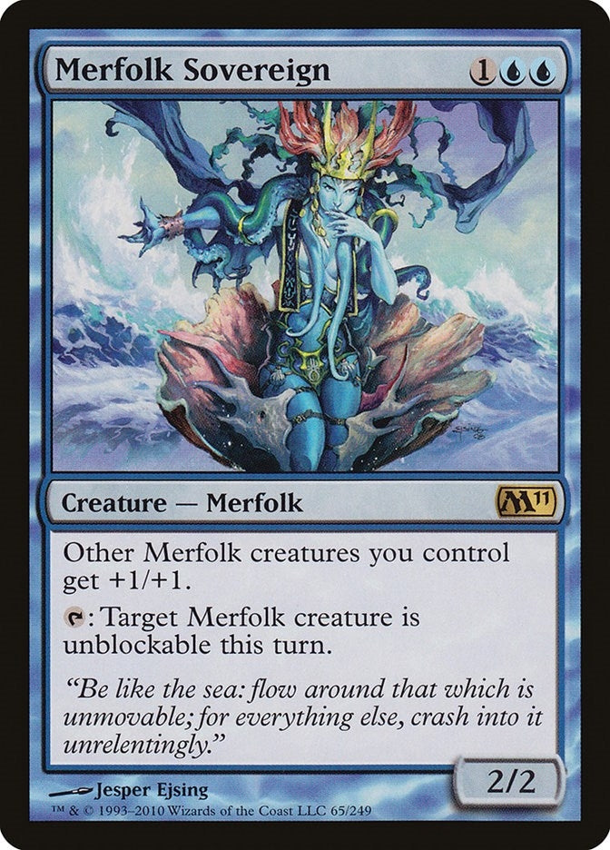 Image for Merfolk Sovereign (65) [Magic 2011 (M11)] - Magic: The Gathering