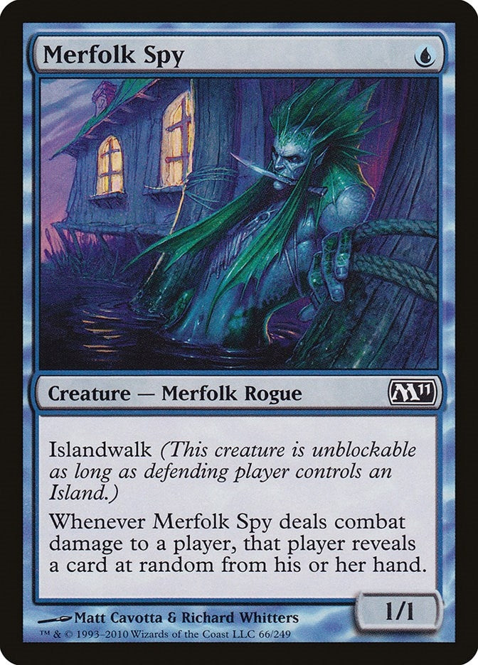 Image for Merfolk Spy (66) [Magic 2011 (M11)] - Magic: The Gathering