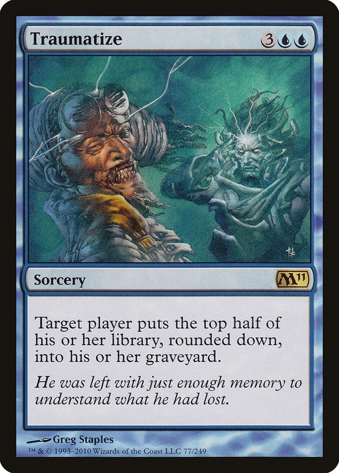Image for Traumatize (77) [Magic 2011 (M11)] - Magic: The Gathering