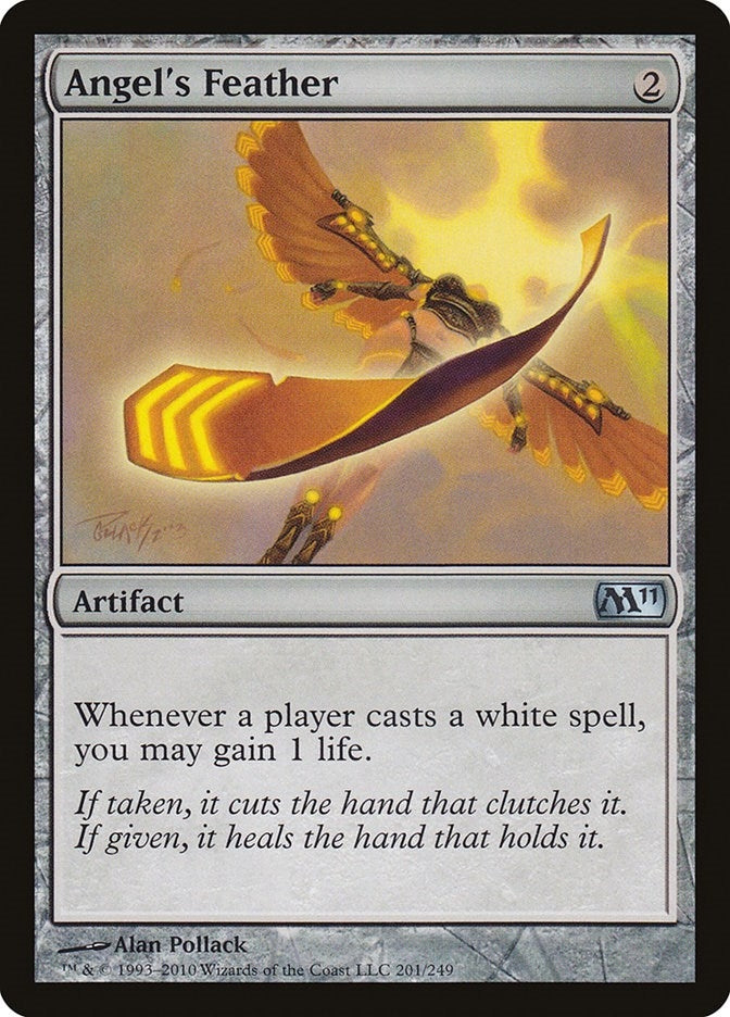 Image for Angel's Feather (201) [Magic 2011 (M11)] - Magic: The Gathering