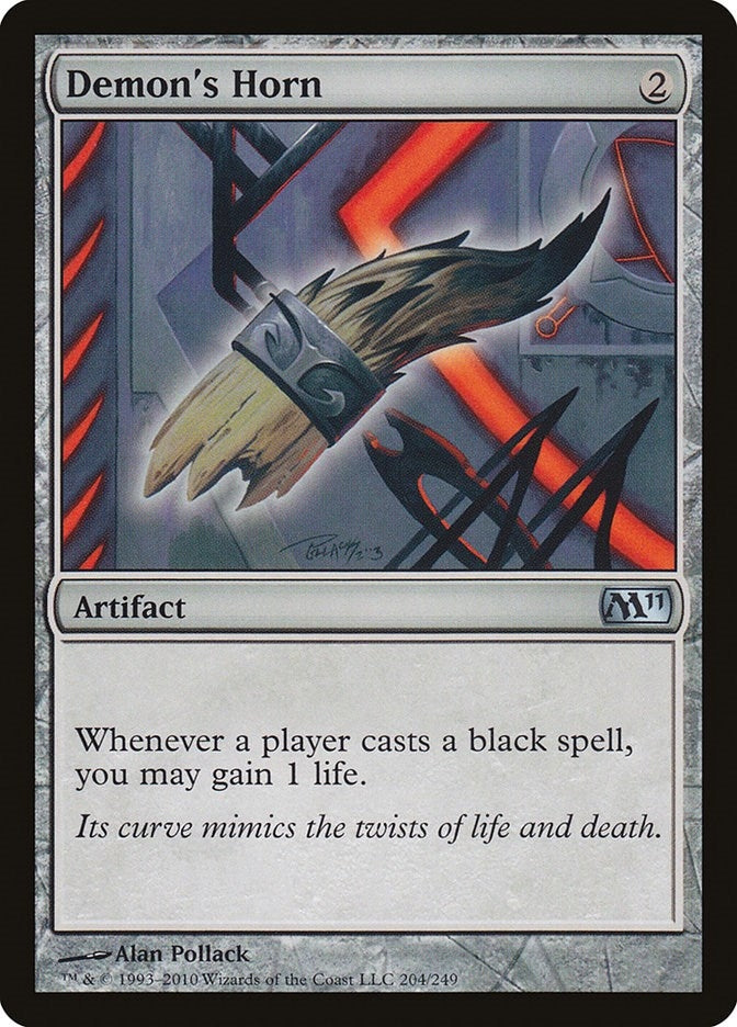 Image for Demon's Horn (204) [Magic 2011 (M11)] - Magic: The Gathering