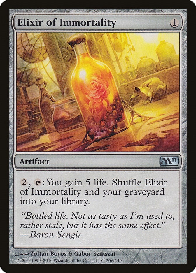 Image for Elixir of Immortality (206) [Magic 2011 (M11)] - Magic: The Gathering