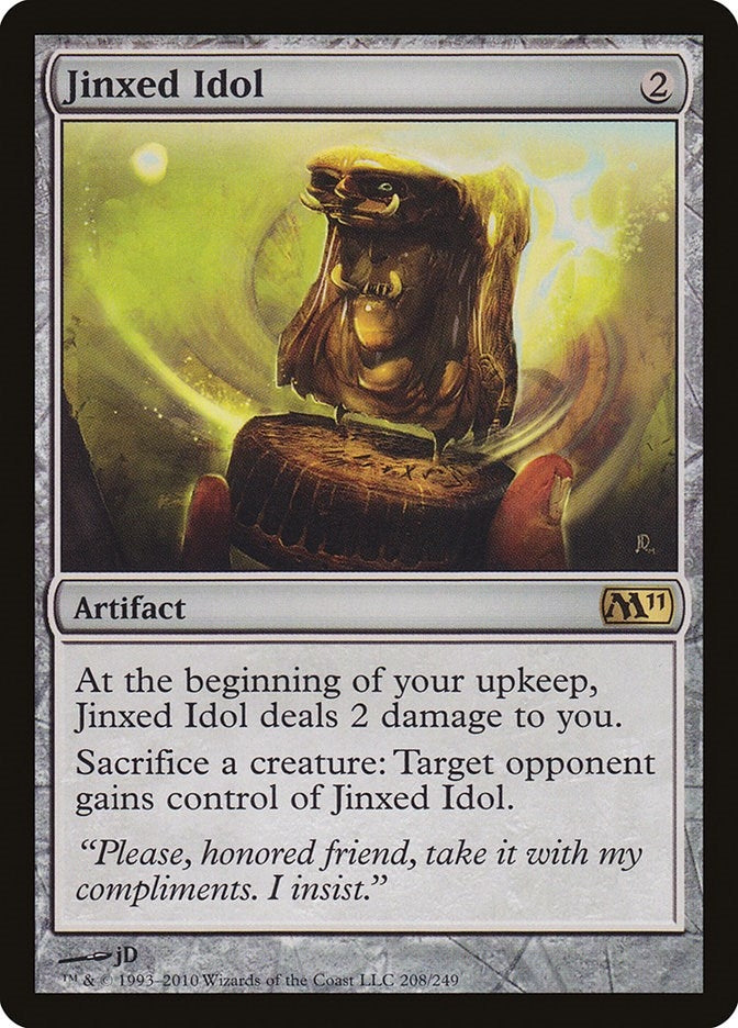 Image for Jinxed Idol (208) [Magic 2011 (M11)] - Magic: The Gathering