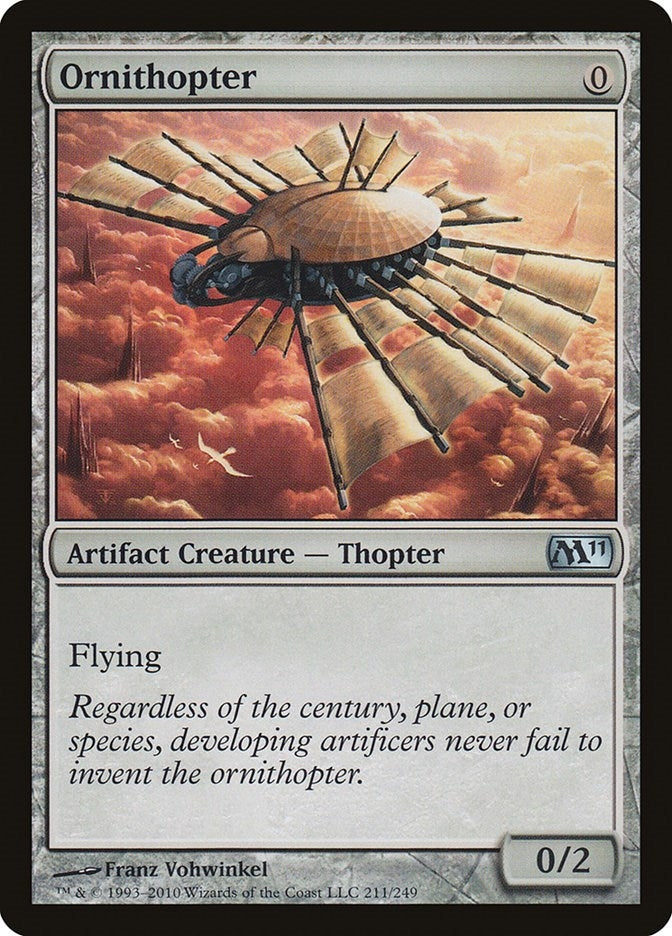 Image for Ornithopter (211) [Magic 2011 (M11)] - Magic: The Gathering
