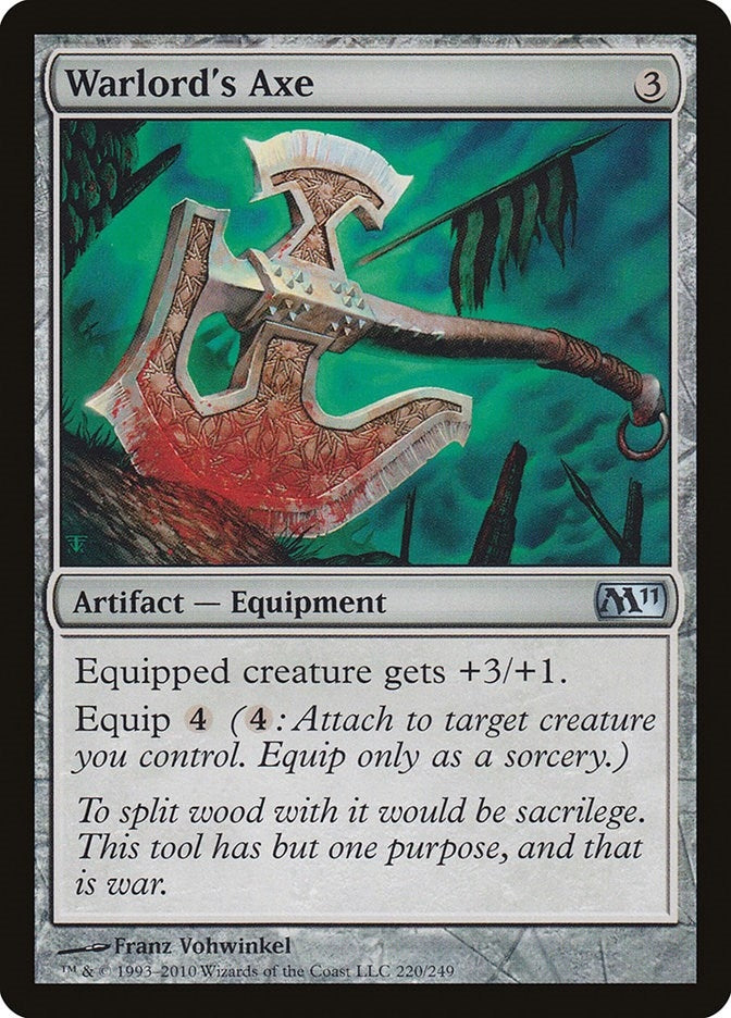 Image for Warlord's Axe (220) [Magic 2011 (M11)] - Magic: The Gathering