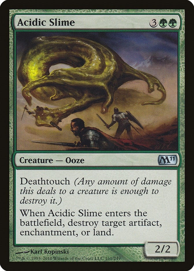 Image for Acidic Slime (161) [Magic 2011 (M11)] - Magic: The Gathering