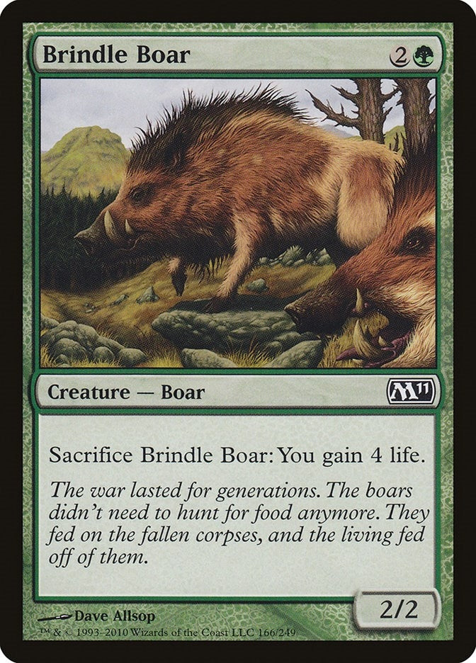Image for Brindle Boar (166) [Magic 2011 (M11)] - Magic: The Gathering