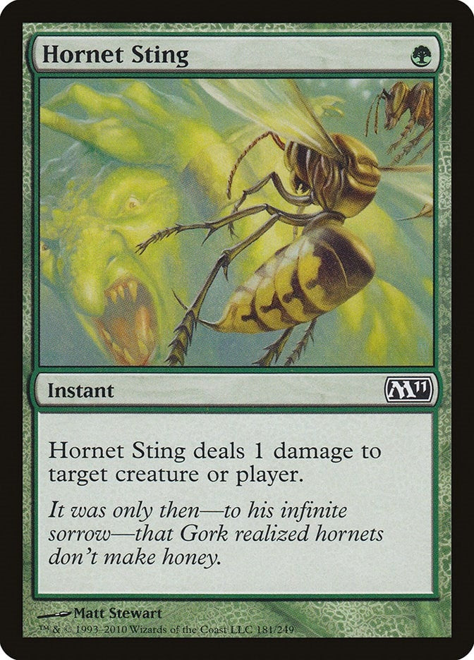 Image for Hornet Sting (181) [Magic 2011 (M11)] - Magic: The Gathering
