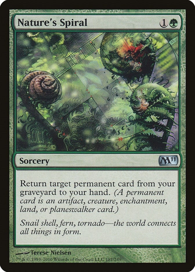 Image for Nature's Spiral (187) [Magic 2011 (M11)] - Magic: The Gathering