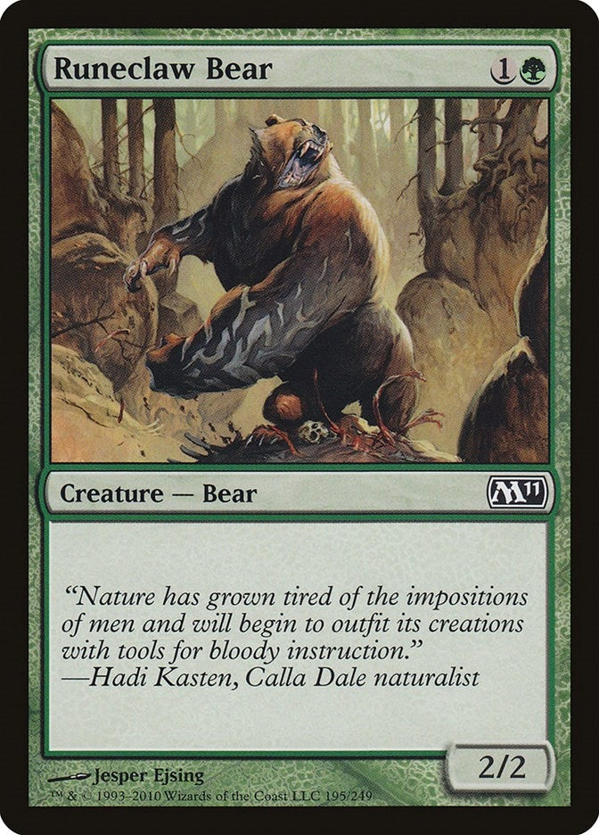Image for Runeclaw Bear (195) [Magic 2011 (M11)] - Magic: The Gathering