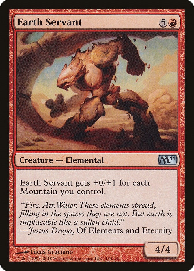 Image for Earth Servant (134) [Magic 2011 (M11)] - Magic: The Gathering