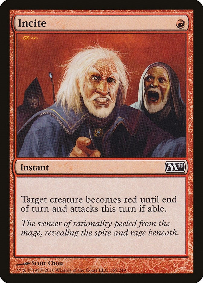 Image for Incite (145) [Magic 2011 (M11)] - Magic: The Gathering