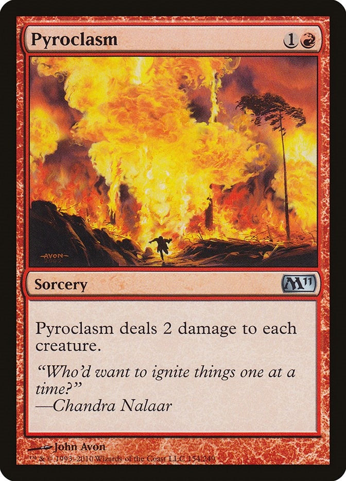 Image for Pyroclasm (154) [Magic 2011 (M11)] - Magic: The Gathering