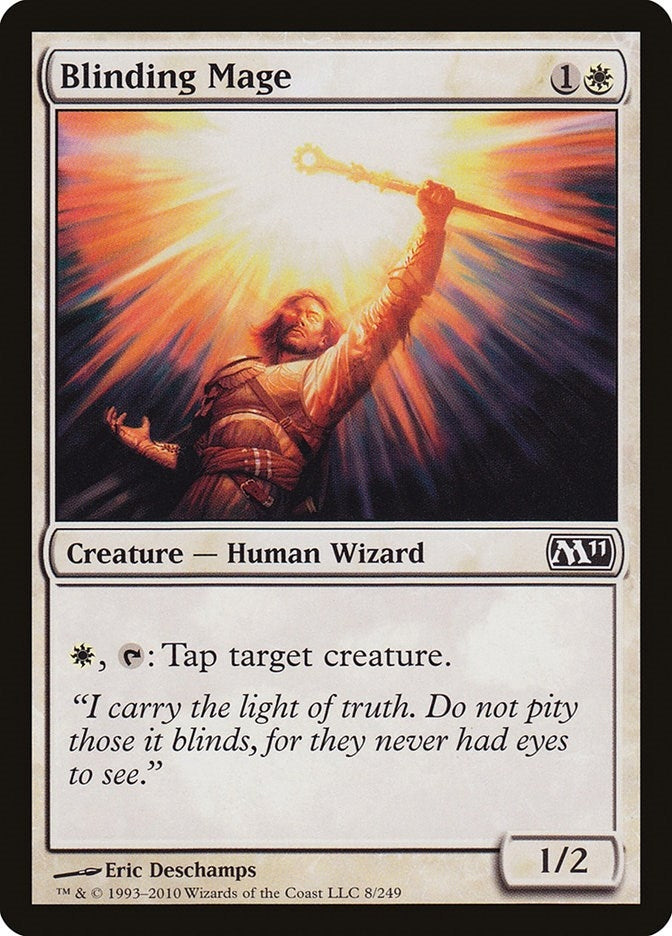 Image for Blinding Mage (8) [Magic 2011 (M11)] - Magic: The Gathering