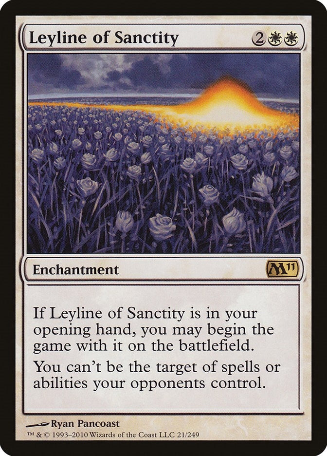 Image for Leyline of Sanctity (21) [Magic 2011 (M11)] - Magic: The Gathering
