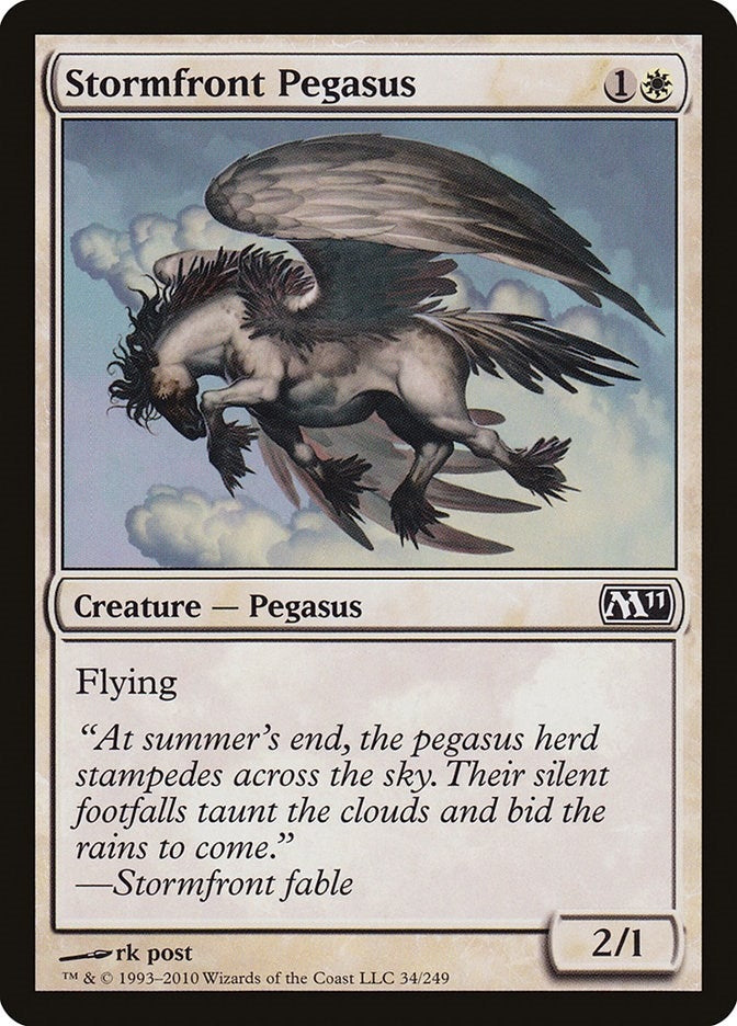 Image for Stormfront Pegasus (34) [Magic 2011 (M11)] - Magic: The Gathering