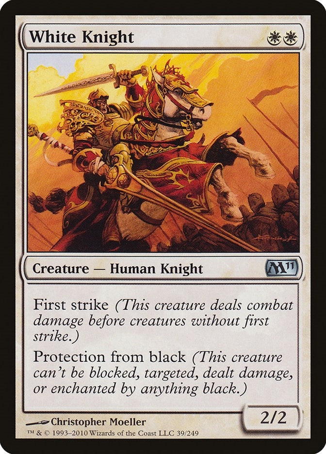 Image for White Knight (39) [Magic 2011 (M11)] - Magic: The Gathering