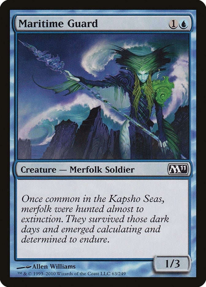 Image for Maritime Guard (63) [Magic 2011 (M11)] - Magic: The Gathering