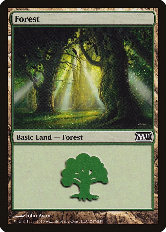 Forest (247) (247) [Magic 2011 (M11)]