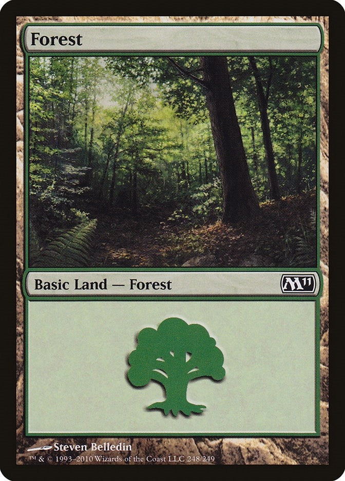 Image for Forest (248) (248) [Magic 2011 (M11)] - Magic: The Gathering
