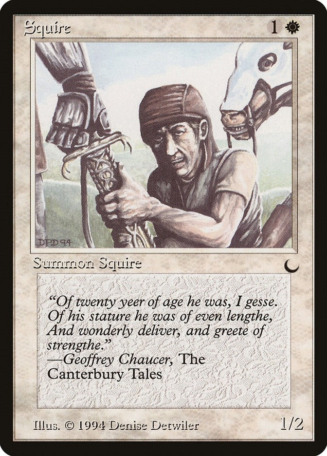 Image for Squire [The Dark] - Magic: The Gathering