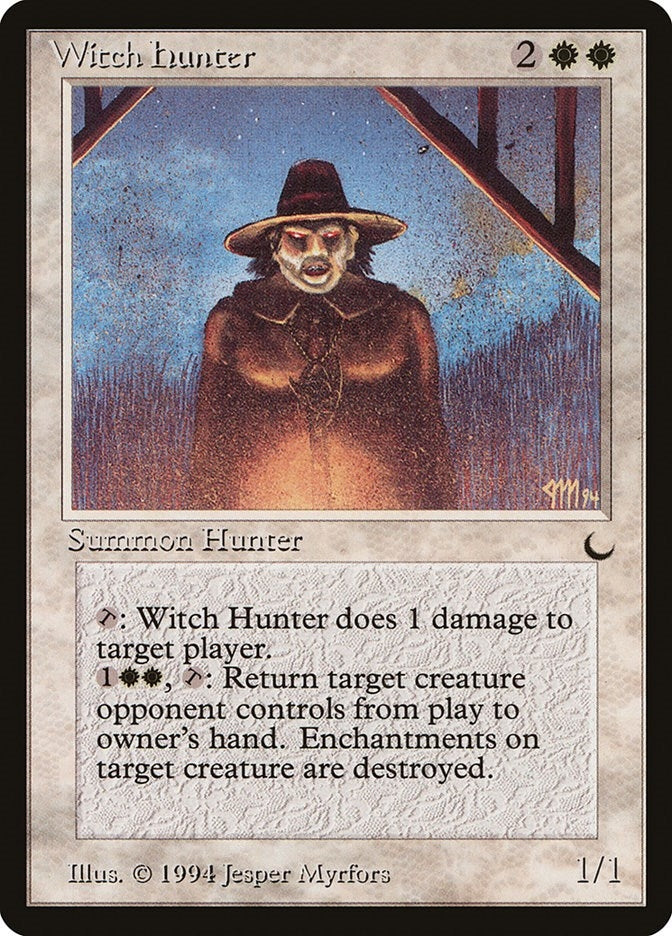Image for Witch Hunter [The Dark] - Magic: The Gathering