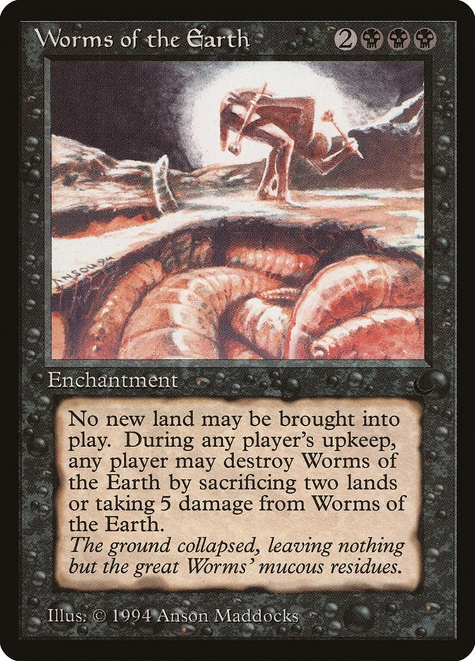 Image for Worms of the Earth [The Dark] - Magic: The Gathering