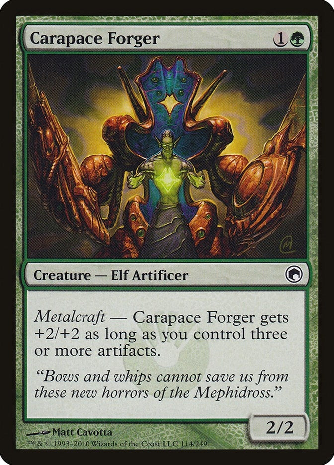 Image for Carapace Forger (114) [Scars of Mirrodin] - Magic: The Gathering