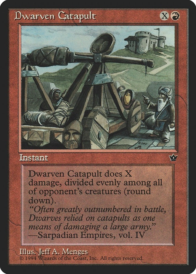 Image for Dwarven Catapult [Fallen Empires] - Magic: The Gathering