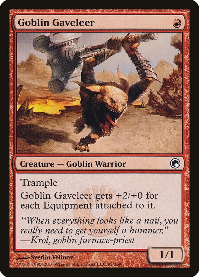 Image for Goblin Gaveleer (92) [Scars of Mirrodin] - Magic: The Gathering