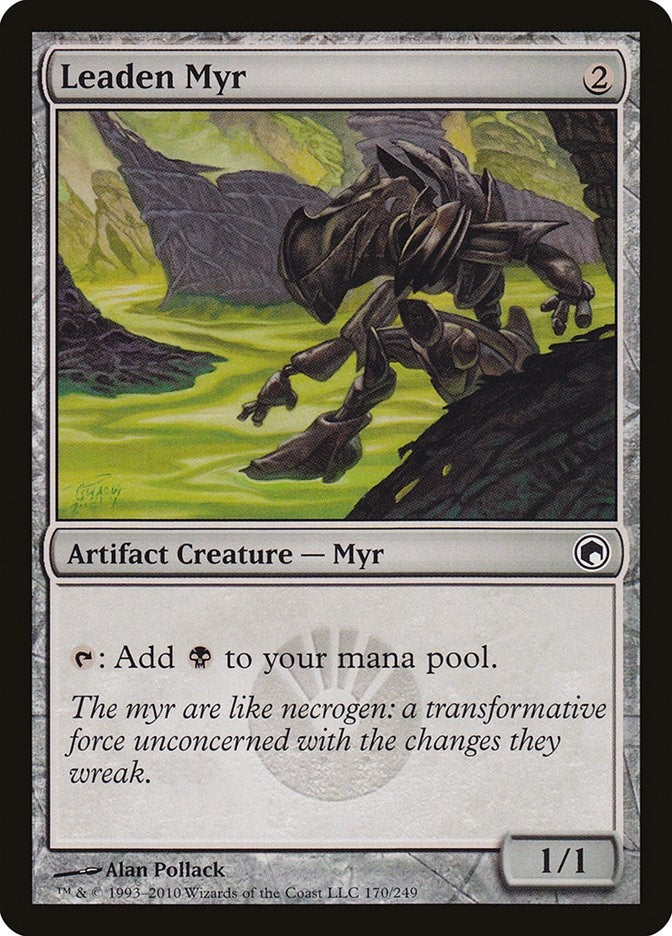 Image for Leaden Myr (170) [Scars of Mirrodin] - Magic: The Gathering