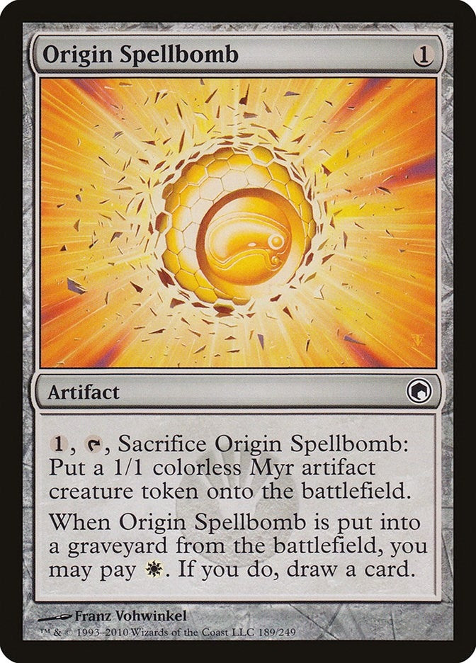 Image for Origin Spellbomb (189) [Scars of Mirrodin] - Magic: The Gathering