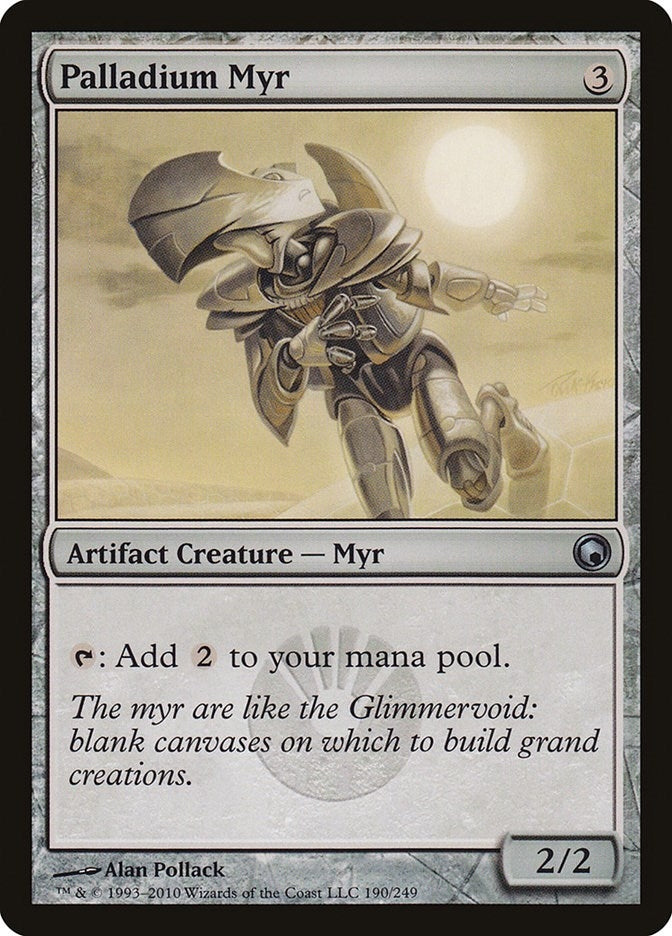 Image for Palladium Myr (190) [Scars of Mirrodin] - Magic: The Gathering