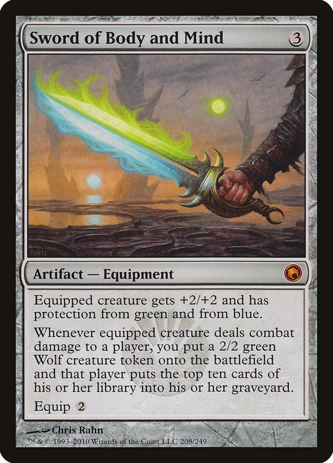 Image for Sword of Body and Mind (208) [Scars of Mirrodin] - Magic: The Gathering